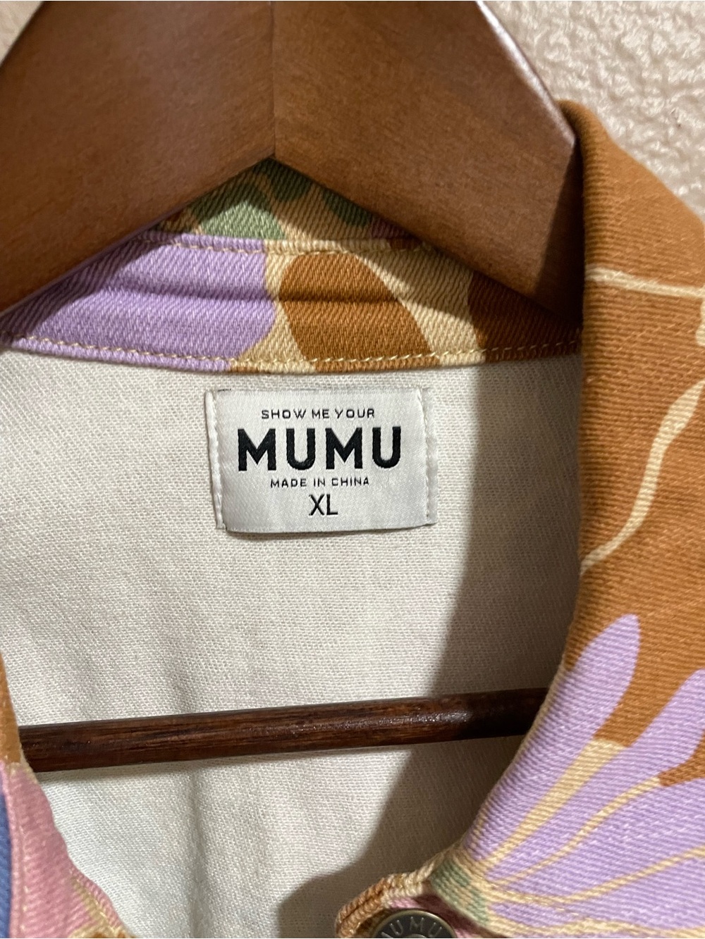 Show Me Your Mumu Floral Button-Up Belted Dress - Multi Color - Picture 3 of 4